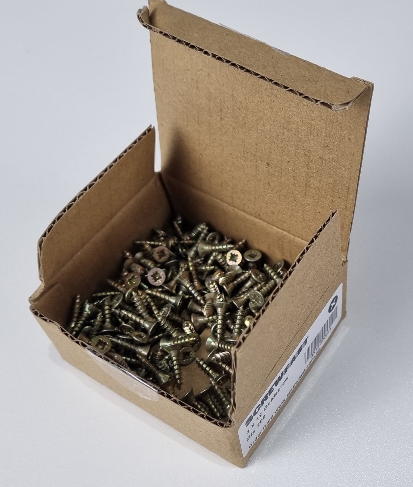 200 of 3X12mm (4g) Wood Screw