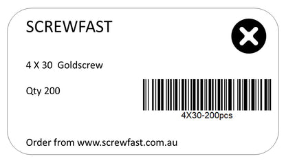 4x30mm (8g) Wood Screw TEST PRODUCT