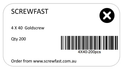 4x40mm (8g) Wood Screw TEST PRODUCT