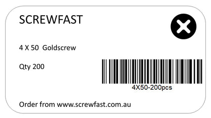 4x50mm (8g) Wood Screw TEST PRODUCT